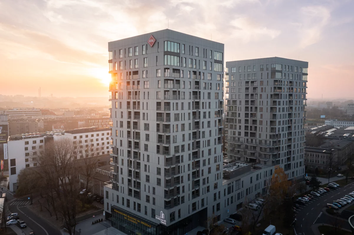 Sokolska 30 Towers - lokale użytkowe, nowe lokale użytkowe, ATAL S.A., ul. Sokolska 30, Śródmieście, Katowice