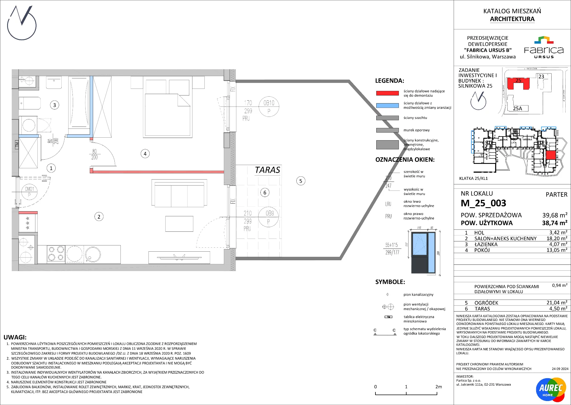 Mieszkanie 38,74 m², parter, oferta nr M_25_003, Fabrica URSUS - Etap B, Warszawa, Ursus, Szamoty, ul. Silnikowa 23, 25