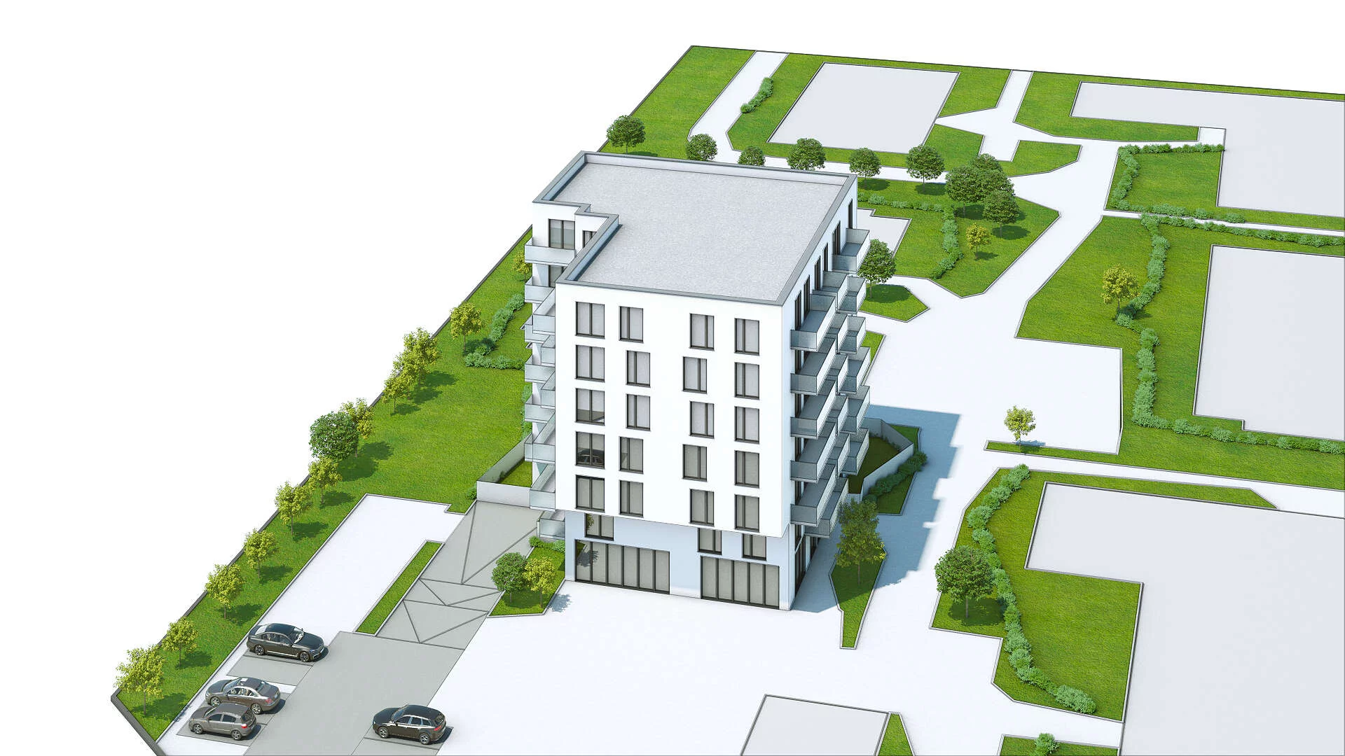 Wirtualna makieta 3D mieszkania 43.99 m², A1.1/014