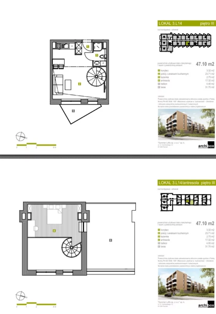 Apartament 53,70 m², piętro 3, oferta nr Apartament 78, Summer Lofts, Ustronie Morskie, ul. Wojska Polskiego 1