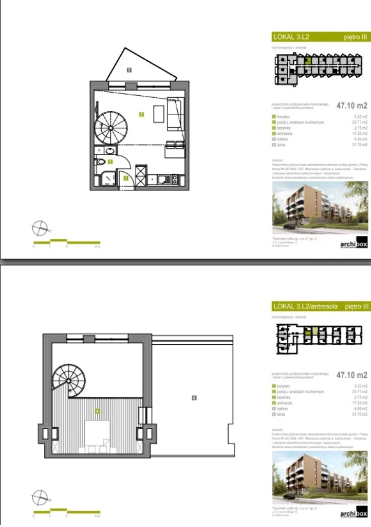 Apartament 53,74 m², piętro 3, oferta nr Apartament 66, Summer Lofts, Ustronie Morskie, ul. Wojska Polskiego 1