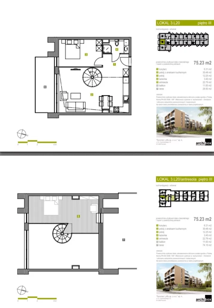 Apartament 86,75 m², piętro 3, oferta nr Apartament 62, Summer Lofts, Ustronie Morskie, ul. Wojska Polskiego 1