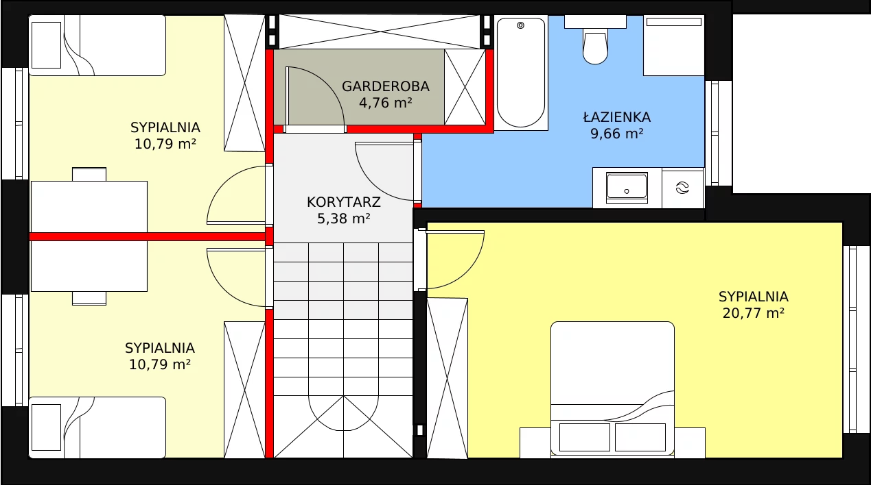 Dom 122,66 m², oferta nr A, Osiedle Stylove, Zawada, ul. Luboszycka