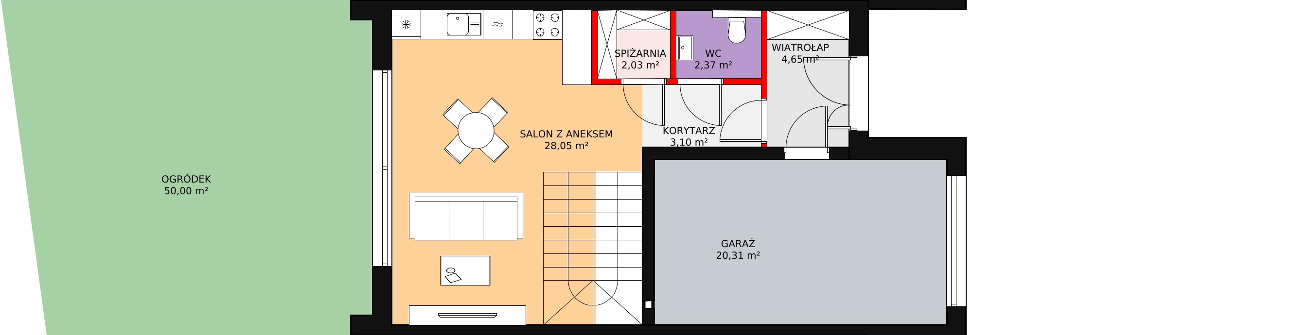 Dom 122,66 m², oferta nr B, Osiedle Stylove, Zawada, ul. Luboszycka