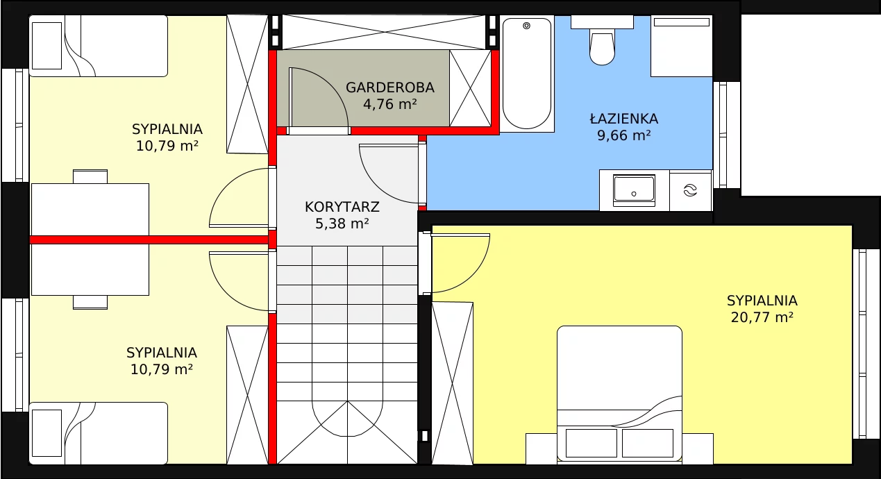 Dom 122,66 m², oferta nr B, Osiedle Stylove, Zawada, ul. Luboszycka