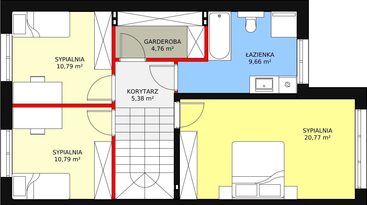 Dom 122,66 m², oferta nr C, Osiedle Stylove, Zawada, ul. Luboszycka