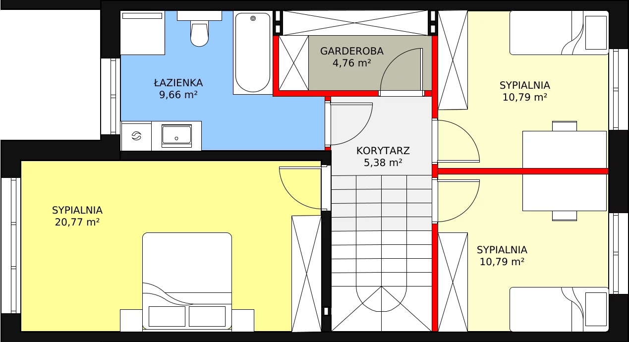 Dom 122,66 m², oferta nr M, Osiedle Stylove, Zawada, ul. Luboszycka