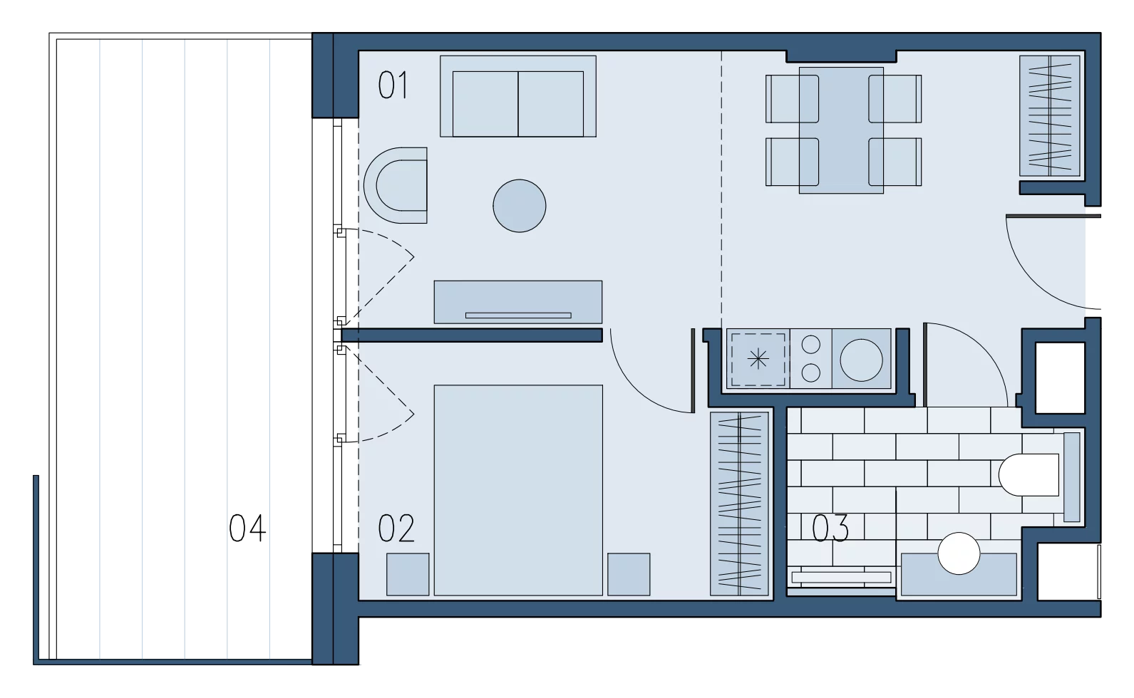 Apartament 34,14 m², parter, oferta nr B/007, Bałtyk SUN ***** Premium Hotel & Apartaments, Ustronie Morskie, ul. Górna 2