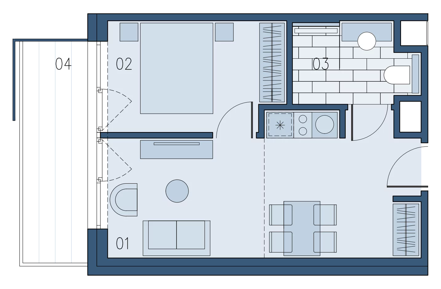 Apartament 34,05 m², parter, oferta nr B/018, Bałtyk SUN ***** Premium Hotel & Apartaments, Ustronie Morskie, ul. Górna 2