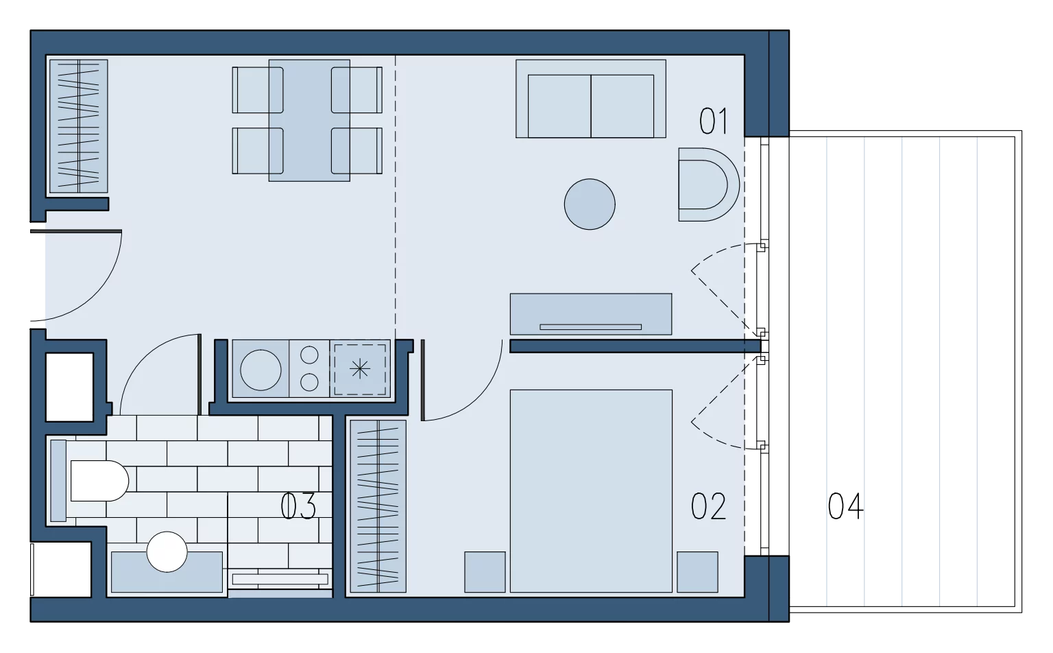 Apartament 35,22 m², piętro 1, oferta nr B/104, Bałtyk SUN ***** Premium Hotel & Apartaments, Ustronie Morskie, ul. Górna 2