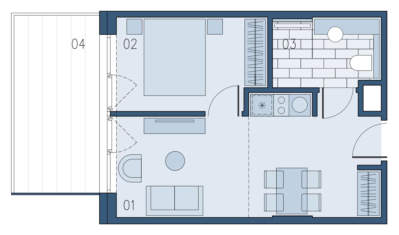 Apartament 34,63 m², piętro 1, oferta nr B/105, Bałtyk SUN ***** Premium Hotel & Apartaments, Ustronie Morskie, ul. Górna 2