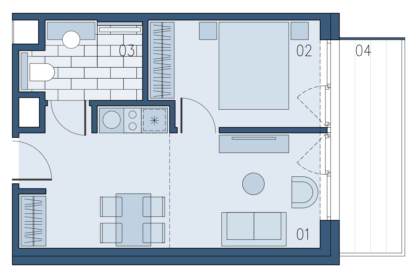 Apartament 34,05 m², piętro 1, oferta nr B/117, Bałtyk SUN ***** Premium Hotel & Apartaments, Ustronie Morskie, ul. Górna 2