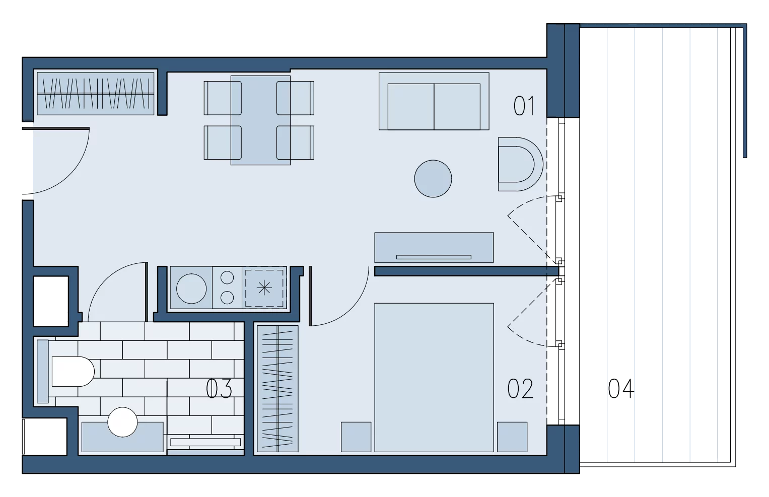 Apartament 34,17 m², piętro 2, oferta nr B/202, Bałtyk SUN ***** Premium Hotel & Apartaments, Ustronie Morskie, ul. Górna 2