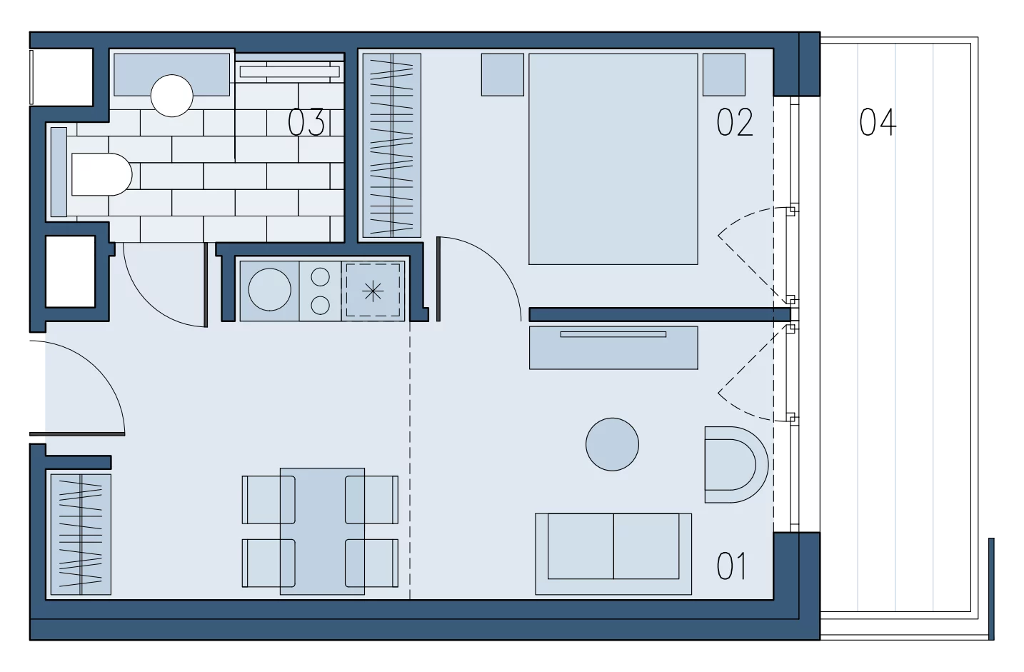 Apartament 34,05 m², piętro 2, oferta nr B/217, Bałtyk SUN ***** Premium Hotel & Apartaments, Ustronie Morskie, ul. Górna 2