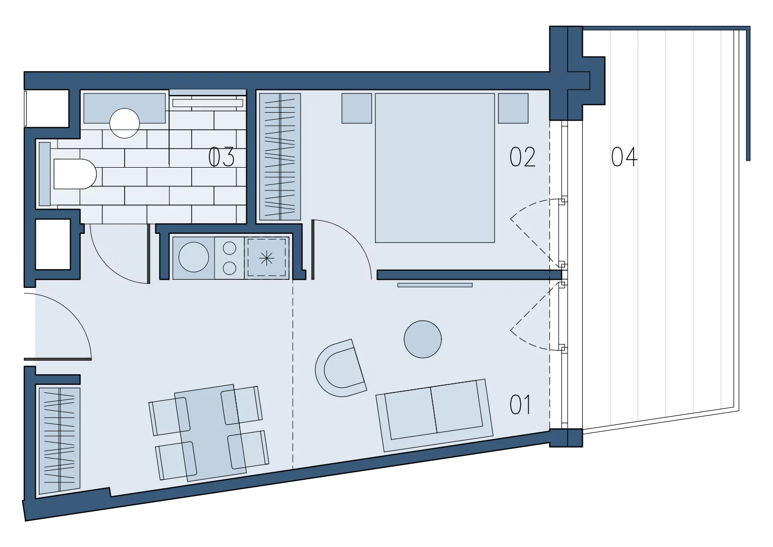 Apartament 33,41 m², piętro 2, oferta nr B/262, Bałtyk SUN ***** Premium Hotel & Apartaments, Ustronie Morskie, ul. Górna 2