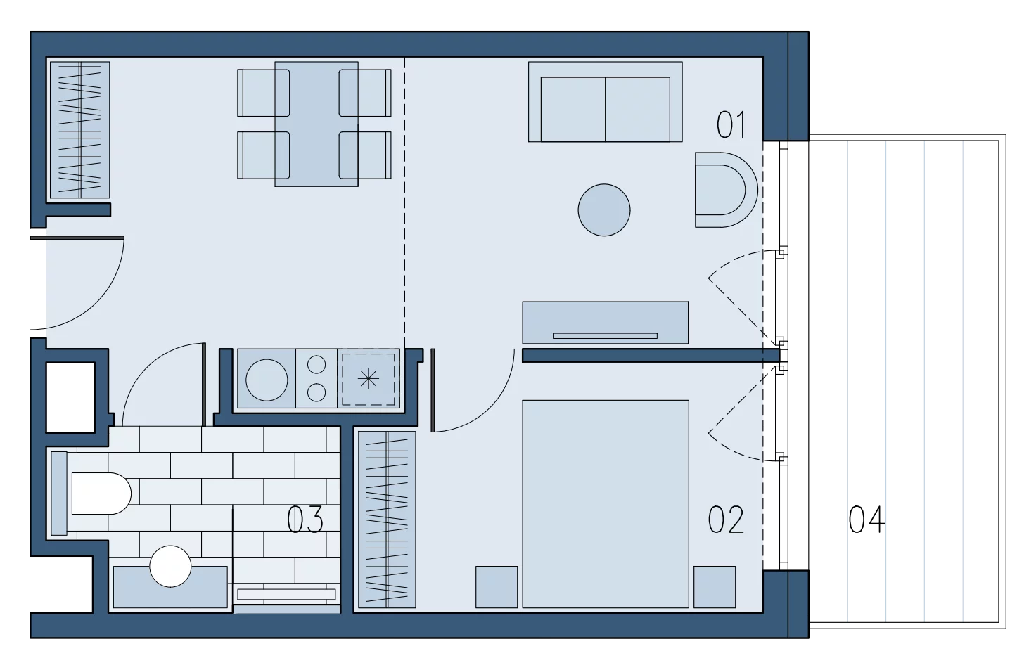 Apartament 35,56 m², piętro 3, oferta nr B/304, Bałtyk SUN ***** Premium Hotel & Apartaments, Ustronie Morskie, ul. Górna 2