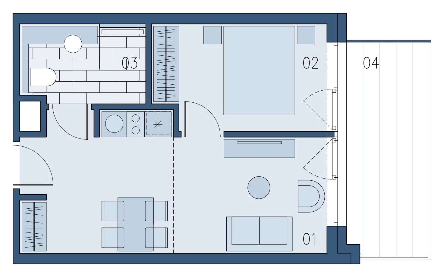 Apartament 34,63 m², piętro 3, oferta nr B/360, Bałtyk SUN ***** Premium Hotel & Apartaments, Ustronie Morskie, ul. Górna 2