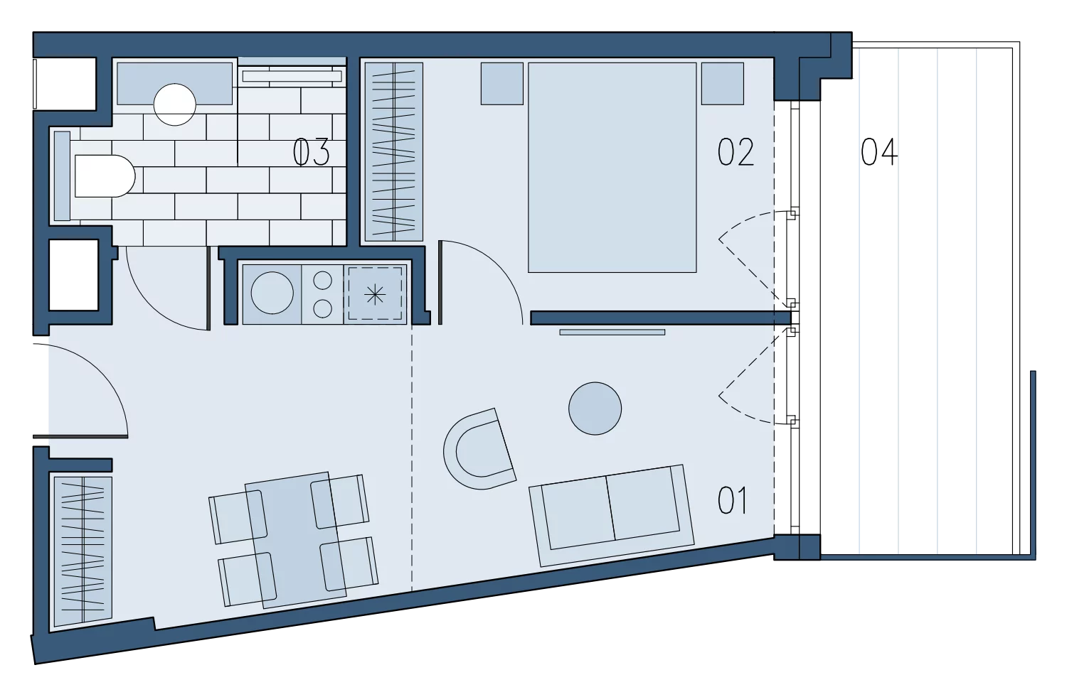 Apartament 33,41 m², piętro 3, oferta nr B/362, Bałtyk SUN ***** Premium Hotel & Apartaments, Ustronie Morskie, ul. Górna 2