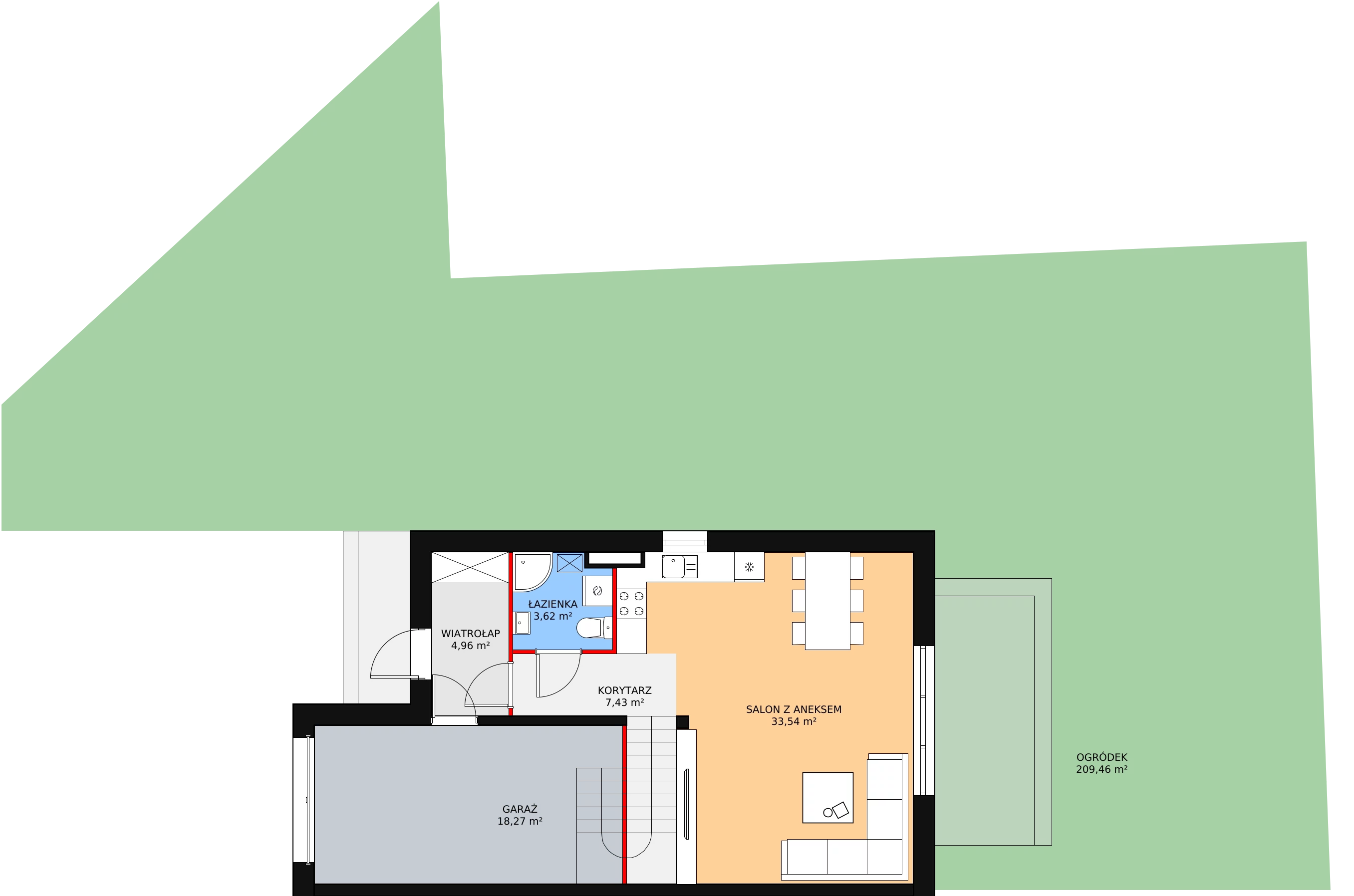 Dom 135,77 m², oferta nr 1/1, Osiedle Południowa, Stojadła, ul. Południowa