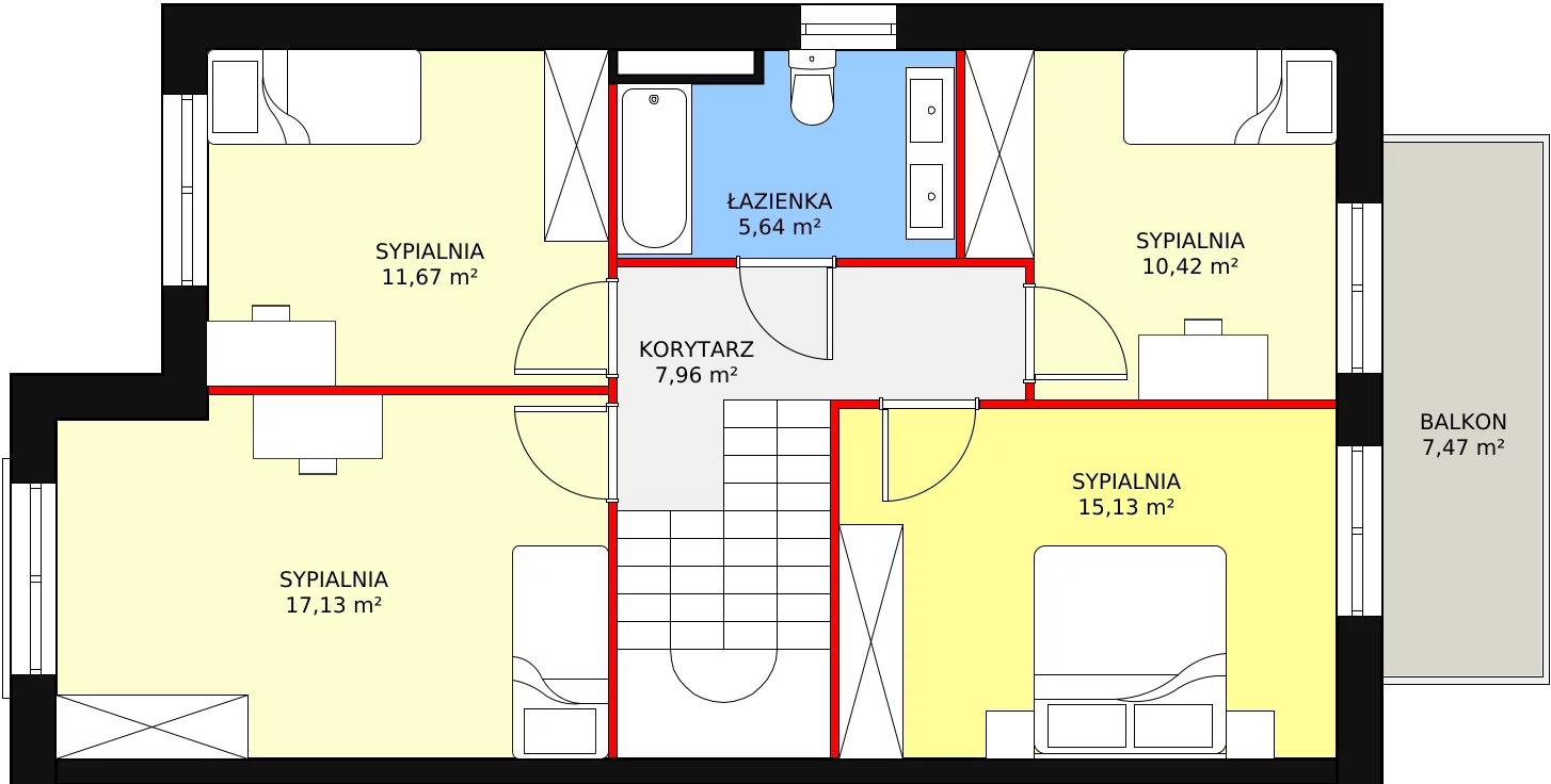 Dom 135,77 m², oferta nr 1/1, Osiedle Południowa, Stojadła, ul. Południowa