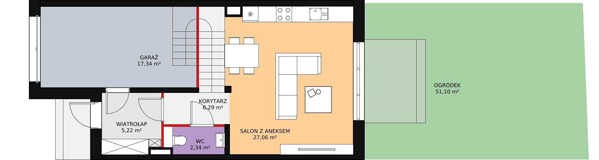 Dom 116,37 m², oferta nr 2/2, Osiedle Południowa, Stojadła, ul. Południowa