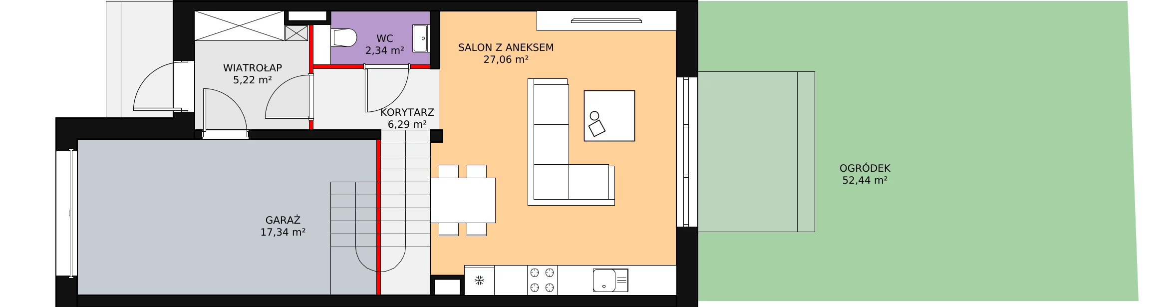 Dom 116,37 m², oferta nr 3/1, Osiedle Południowa, Stojadła, ul. Południowa