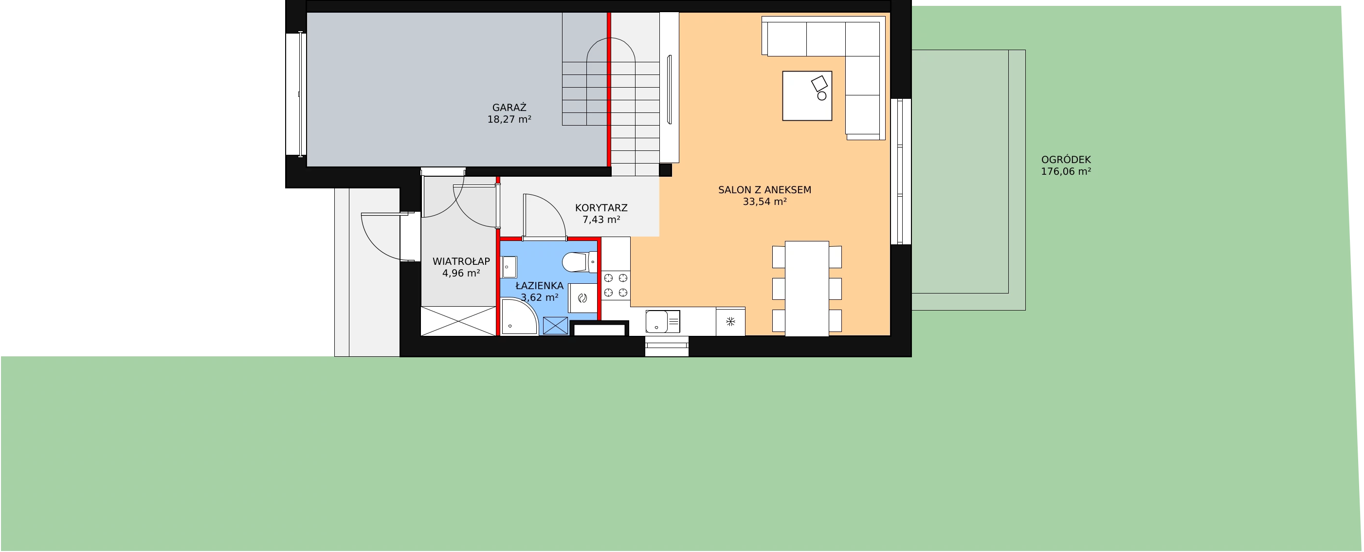 Dom 135,77 m², oferta nr 3/2, Osiedle Południowa, Stojadła, ul. Południowa