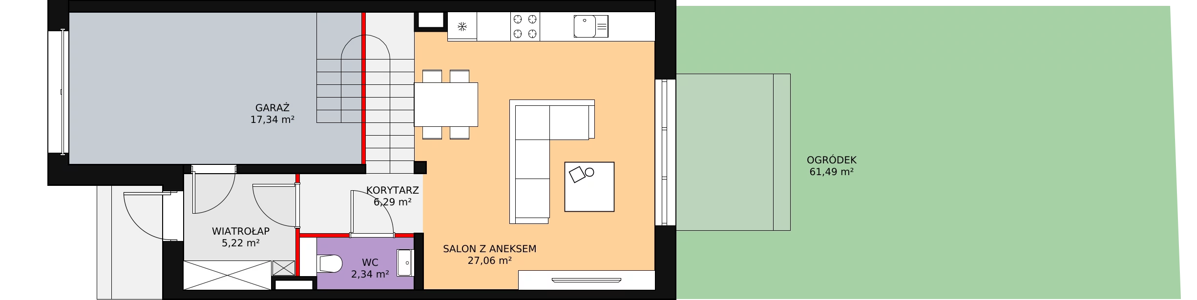 Dom 116,37 m², oferta nr 5/2, Osiedle Południowa, Stojadła, ul. Południowa