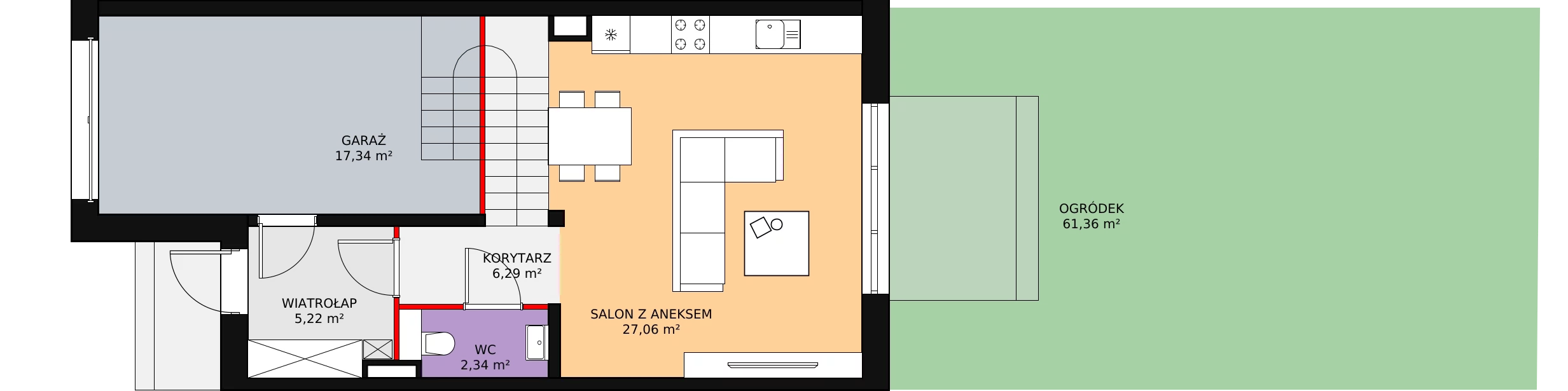 Dom 116,37 m², oferta nr 7/2, Osiedle Południowa, Stojadła, ul. Południowa