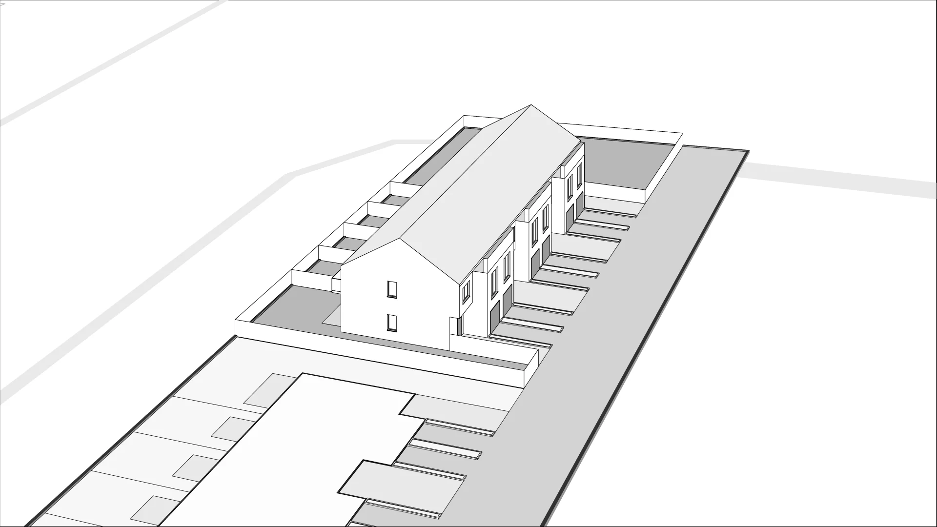 Wirtualna makieta 3D domu 136 m², 21/2