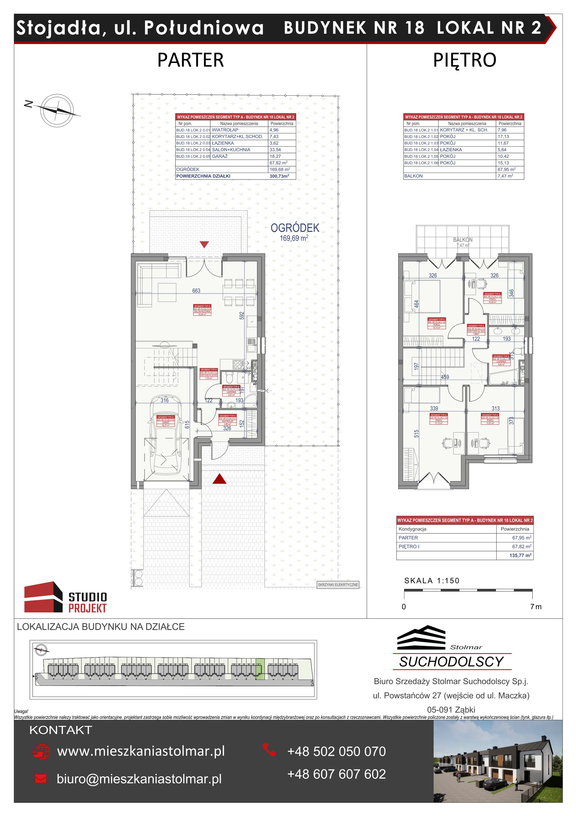 Dom 136,00 m², oferta nr 18/2, Osiedle Południowa etap II, Stojadła, ul. Południowa