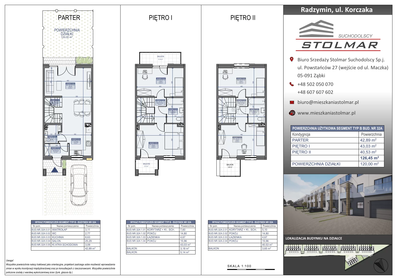 Dom 126,45 m², oferta nr 32A, Korczaka 32, Radzymin, ul. Korczaka 32