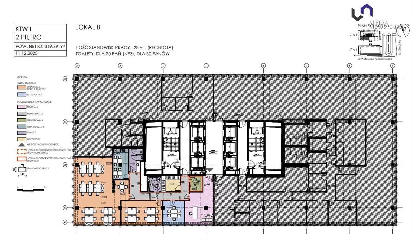 Lokal użytkowy 319,39 m², oferta nr , VTS-LW-6760, Katowice, Śródmieście, Centrum