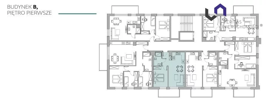 2 pokoje, mieszkanie 41,01 m², piętro 1, oferta nr , VTS-MS-7171, Bielsko-Biała