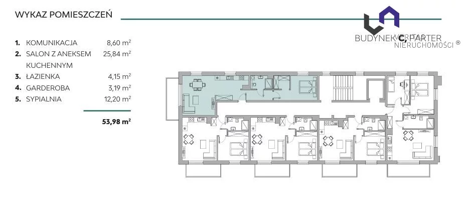 2 pokoje, mieszkanie 53,22 m², parter, oferta nr , VTS-MS-7179, Bielsko-Biała