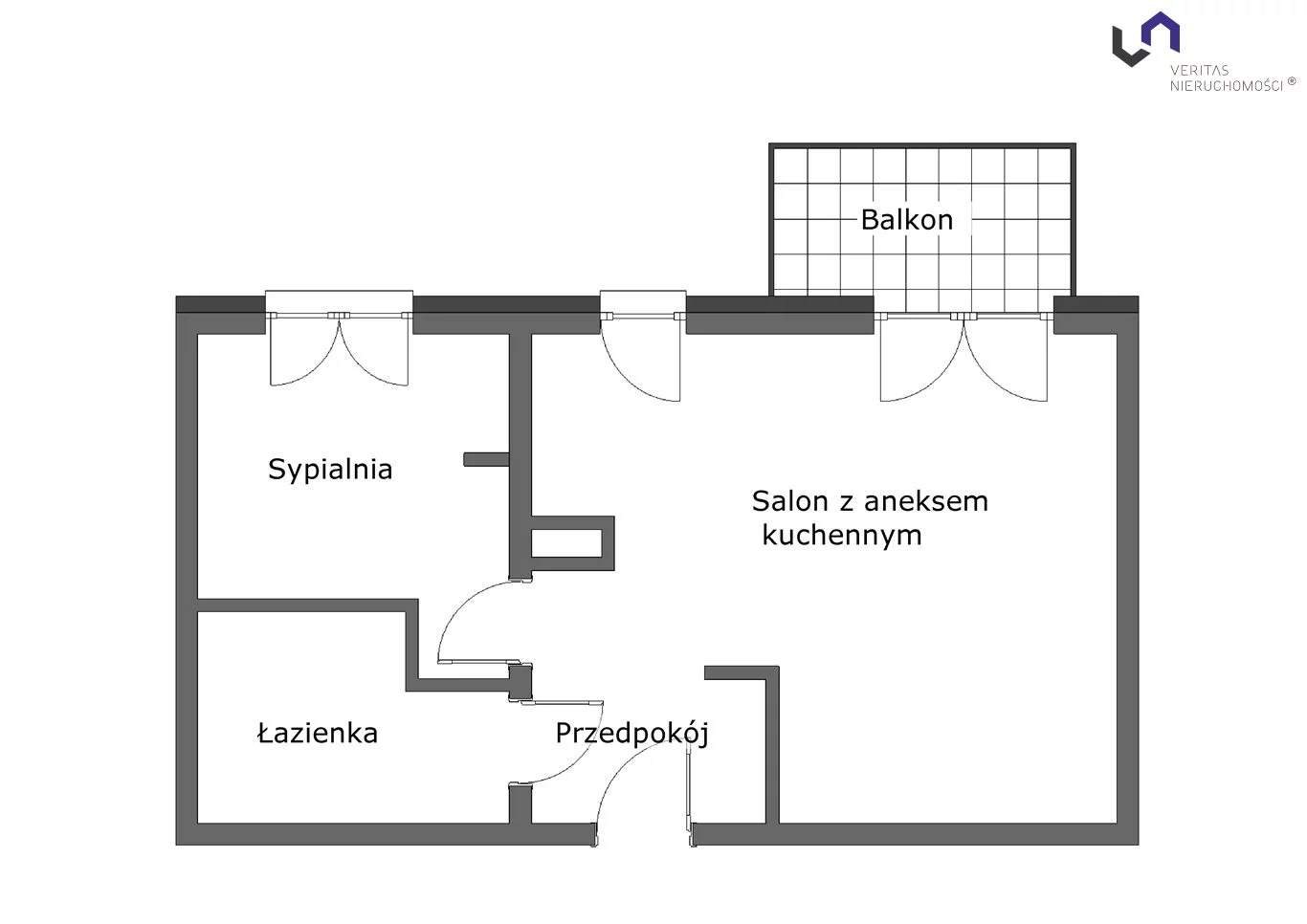 2 pokoje, mieszkanie 44,00 m², piętro 1, oferta nr , VTS-MW-7162, Chorzów, 17 Sierpnia
