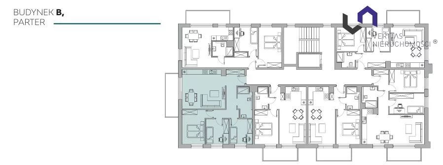 3 pokoje, mieszkanie 70,42 m², parter, oferta nr , VTS-MS-7168, Bielsko-Biała