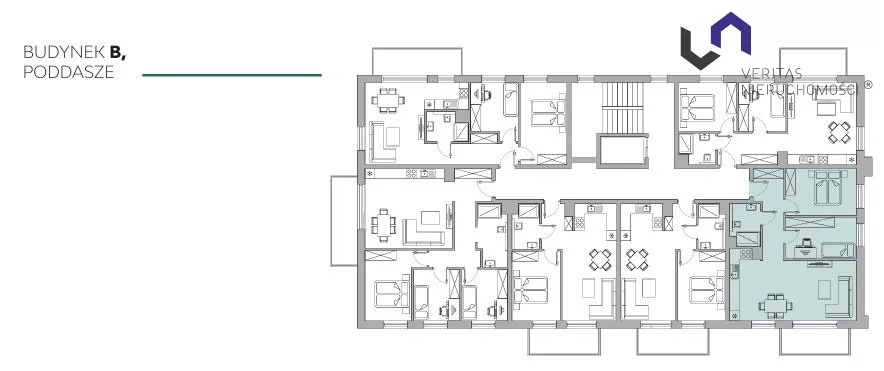 3 pokoje, mieszkanie 61,45 m², piętro 2, oferta nr , VTS-MS-7174, Bielsko-Biała