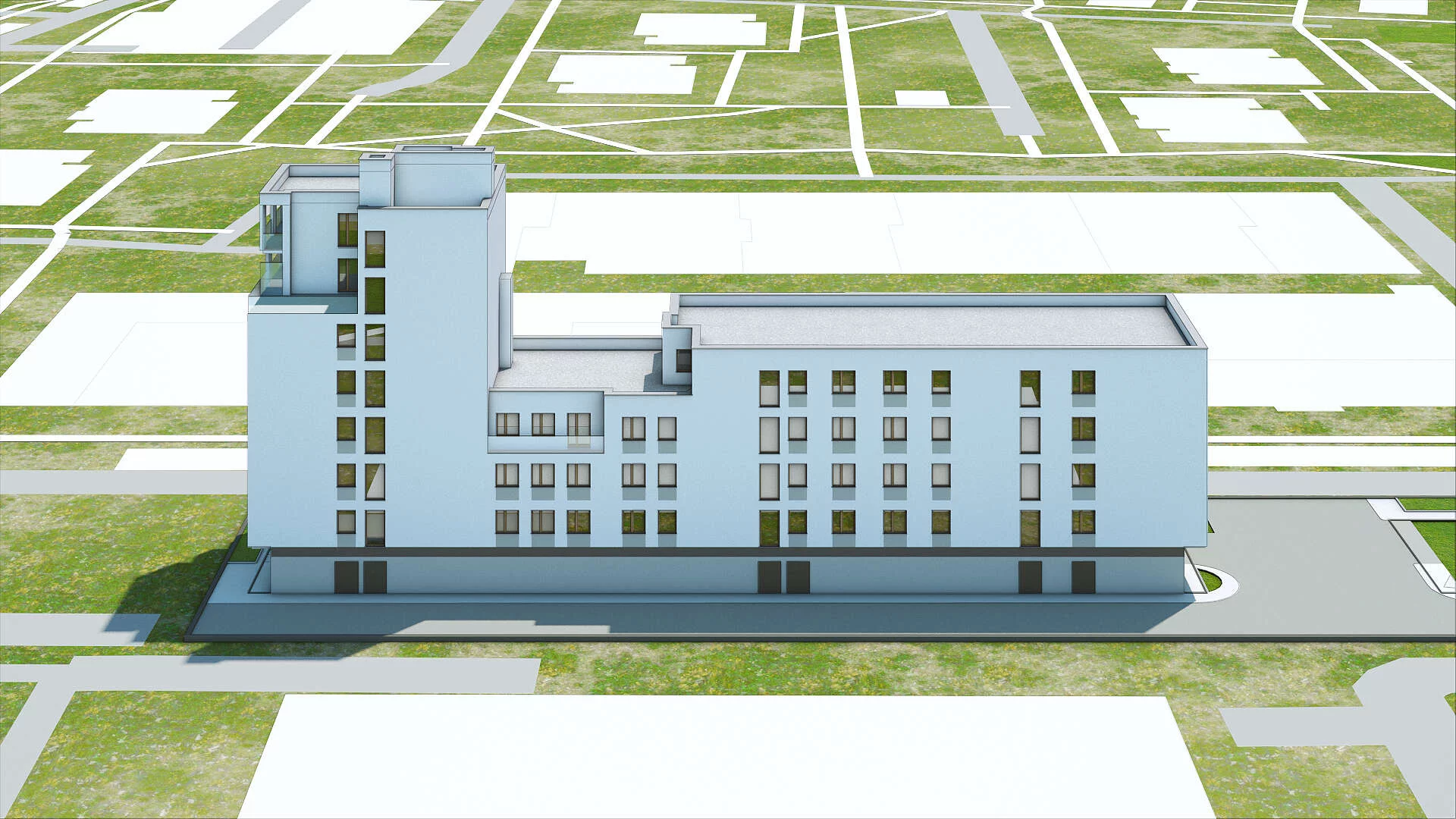 Wirtualna makieta 3D mieszkania 43.3 m², A/30