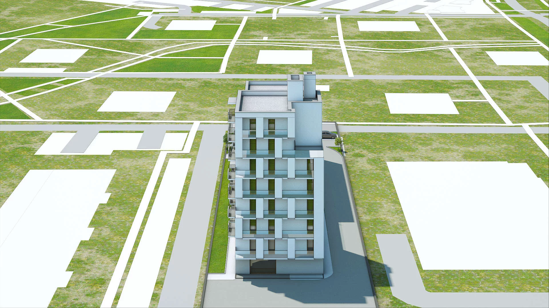 Wirtualna makieta 3D mieszkania 45.56 m², B/64