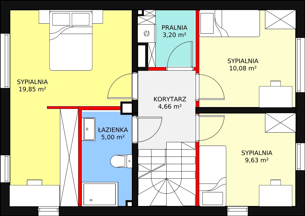 Dom 137,52 m², oferta nr 22, Piano House Kraków, Brzegi, Kokotów