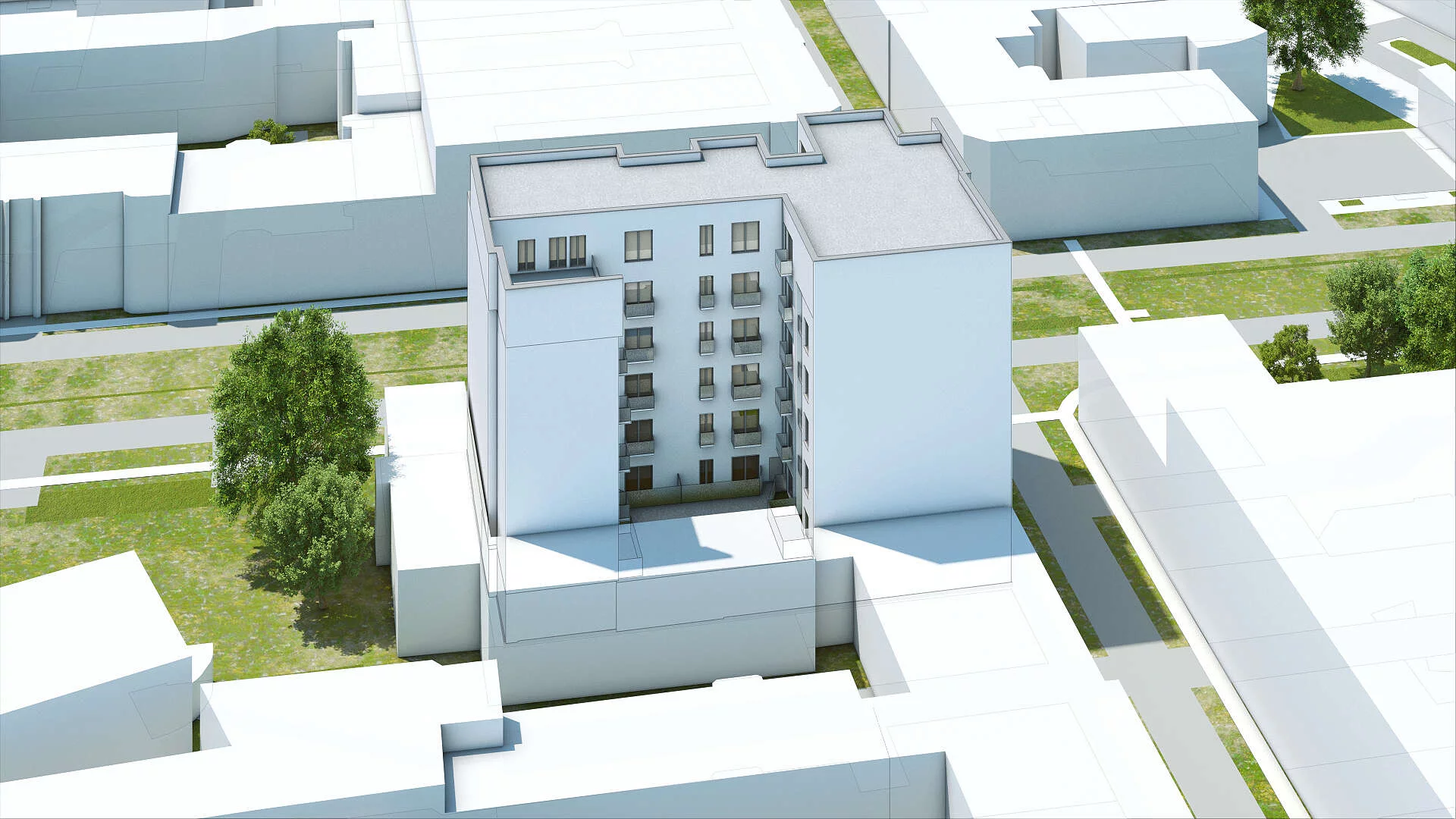 Wirtualna makieta 3D mieszkania 46.45 m², 11