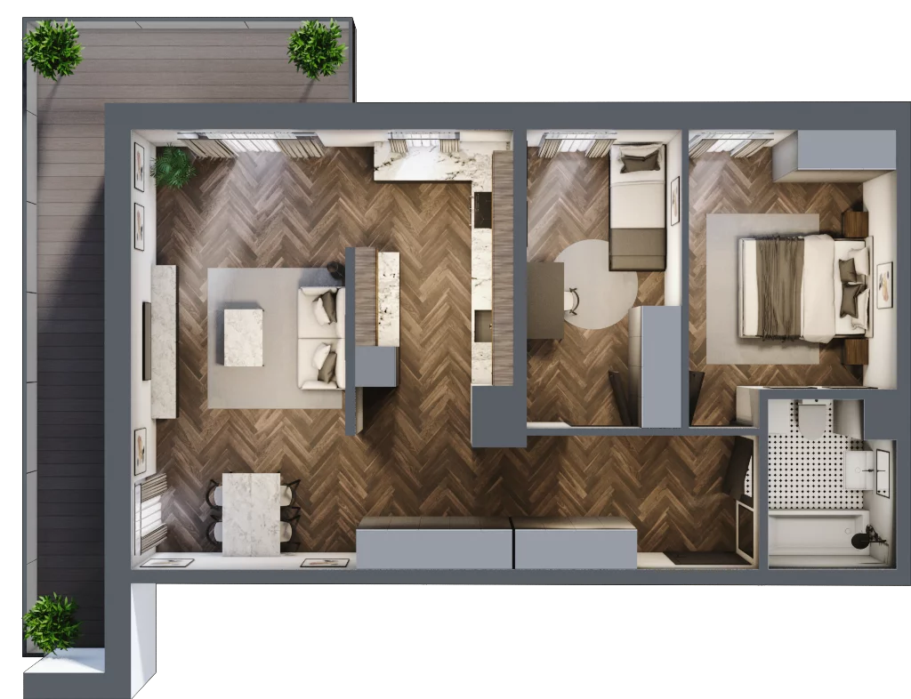 3 pokoje, mieszkanie 69,98 m², piętro 5, oferta nr A45, Karolewska 60, Łódź, Polesie, Karolew, ul. Karolewska 54/60