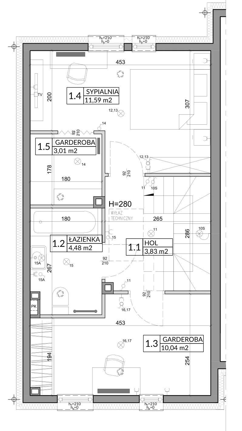 Dom 72,53 m², oferta nr 5, Slow Wilanów, Warszawa, Wilanów, ul. Gratyny