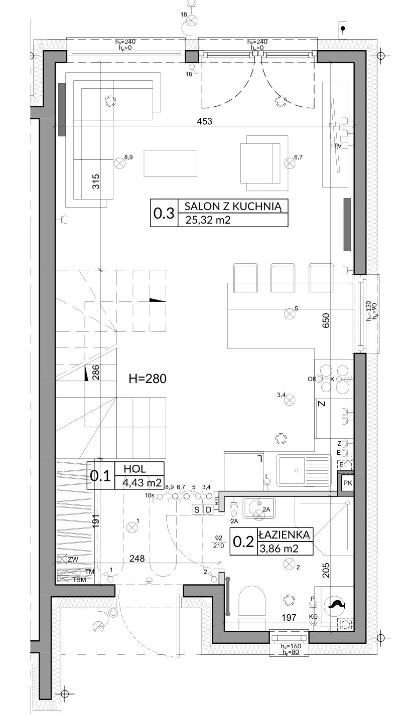 Dom 72,53 m², oferta nr 8, Slow Wilanów, Warszawa, Wilanów, ul. Gratyny