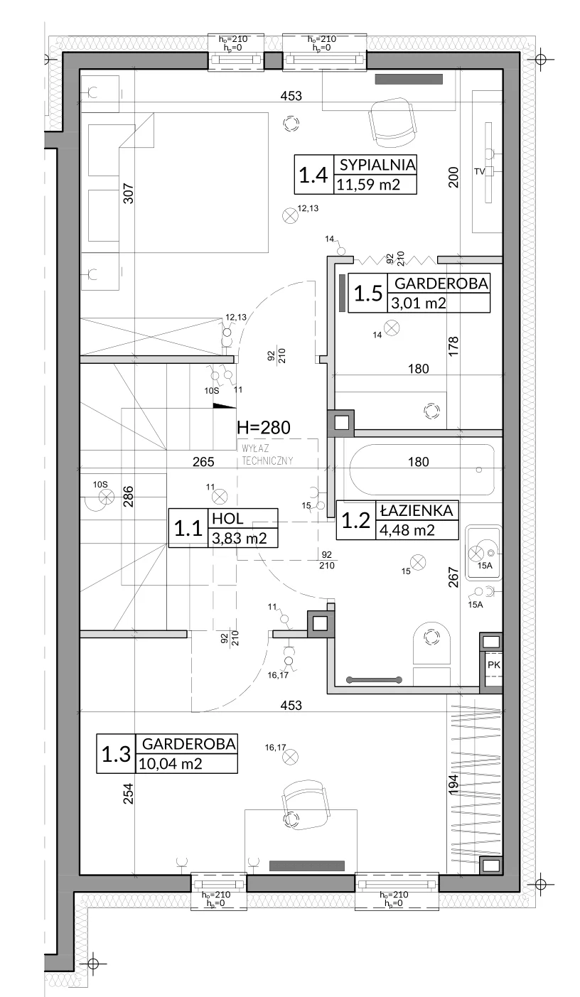 Dom 72,53 m², oferta nr 8, Slow Wilanów, Warszawa, Wilanów, ul. Gratyny