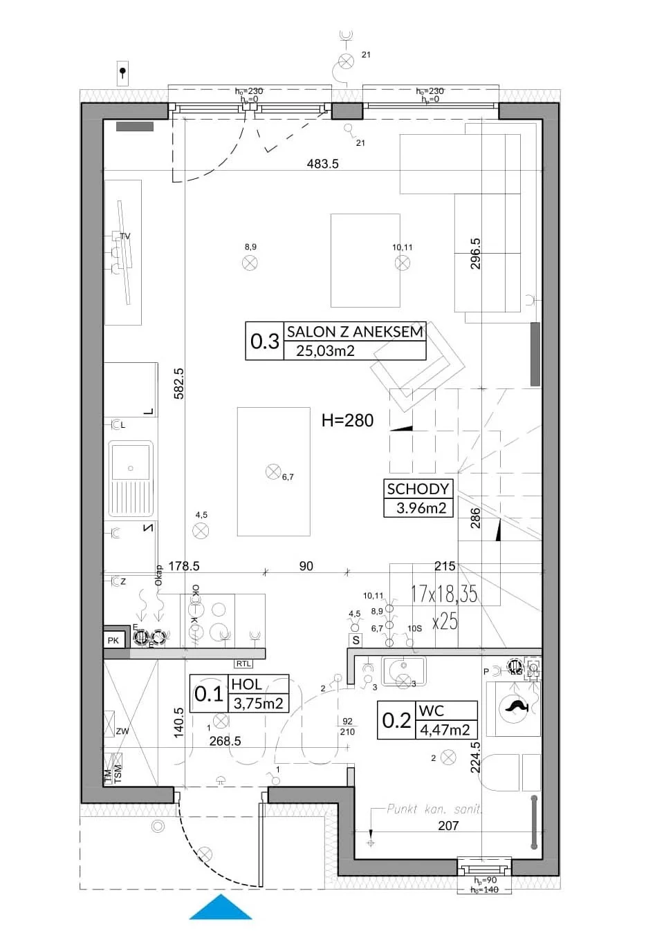 Dom 72,90 m², oferta nr 20A, Nova Magdalenka 6, Słomin, ul. Janczewicka