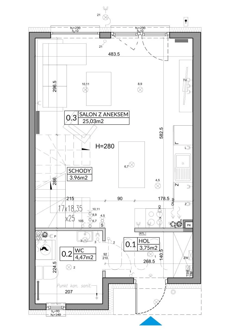 Dom 72,90 m², oferta nr 21B, Nova Magdalenka 6, Słomin, ul. Janczewicka