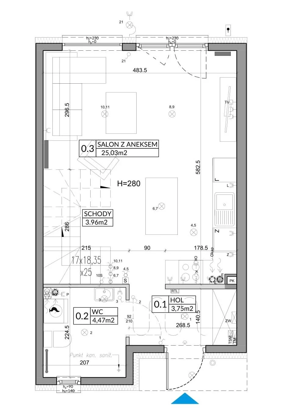 Dom 72,90 m², oferta nr 25B, Nova Magdalenka 6, Słomin, ul. Janczewicka