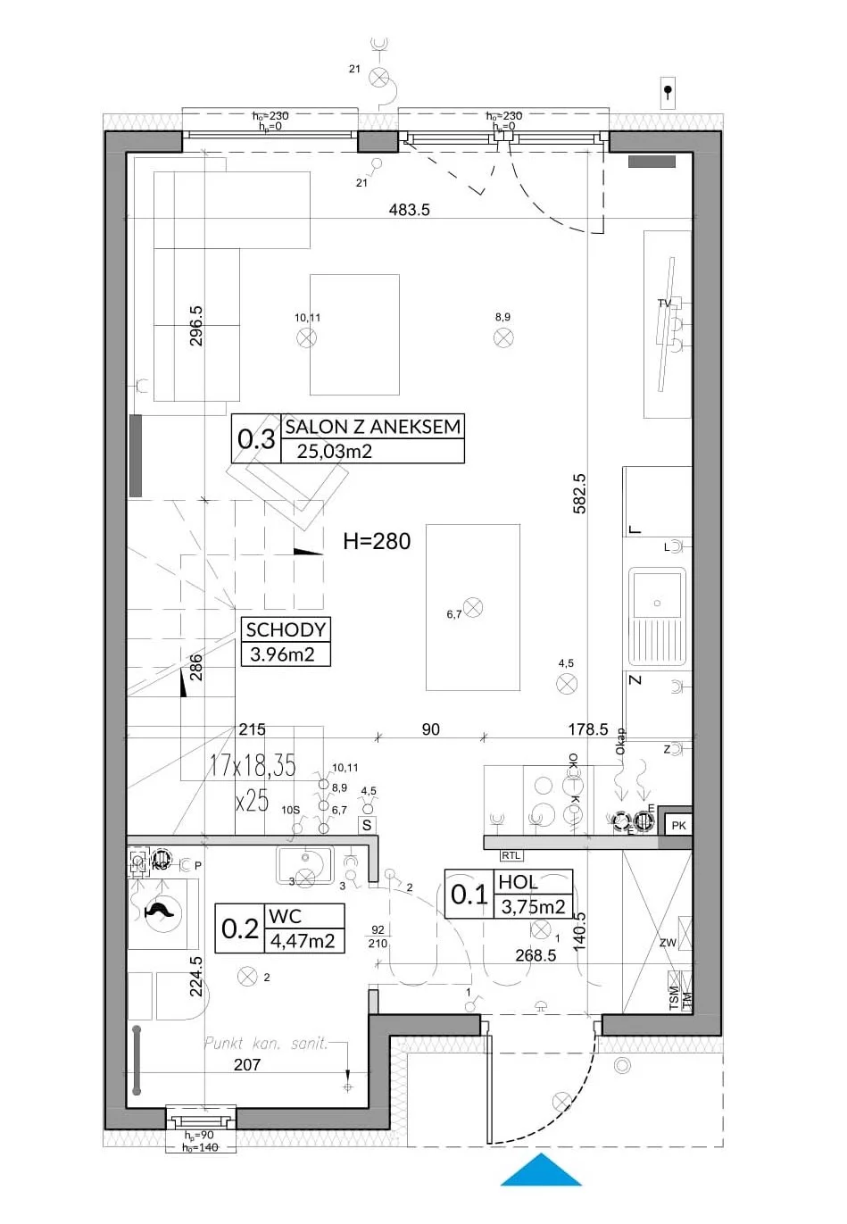 Dom 72,90 m², oferta nr 5B, Nova Magdalenka 6, Słomin, ul. Janczewicka